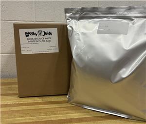 Booster Juice Whey Protein - (3 bags/case) 9lb Bag