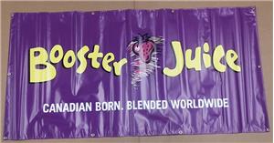 Booster Juice - Banner 72"w x 34"h  (Purple)