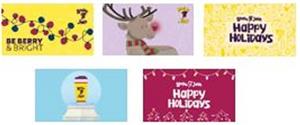 Gift Cards (200) - Holiday Variety Pack #2