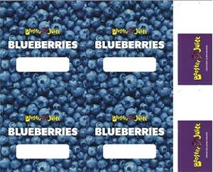 Juicing Labels - Individual Blueberries