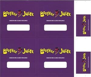 Juicing Labels - Individual Generic