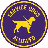 Price Card Sticker - Service Dog