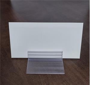 Price Card Stand (Clear Plastic)