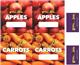 Juicing Labels - Individual Apples Carrots